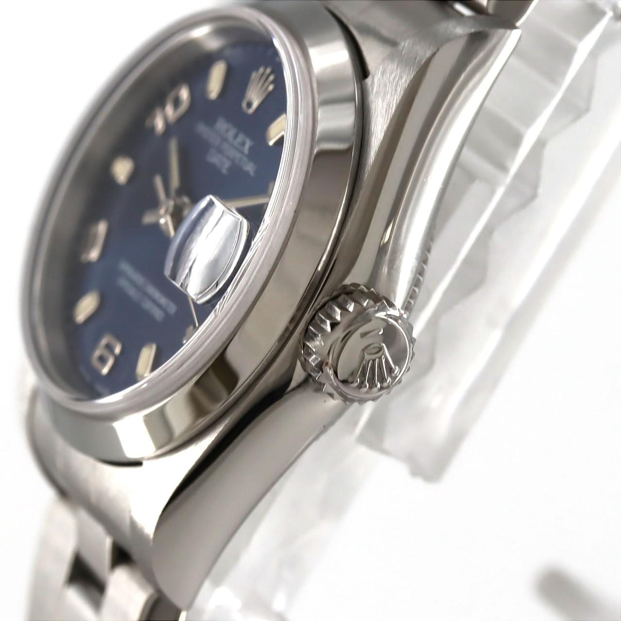 ロレックス オイスターパーペチュアルデイト 69160 SS 自動巻 U番