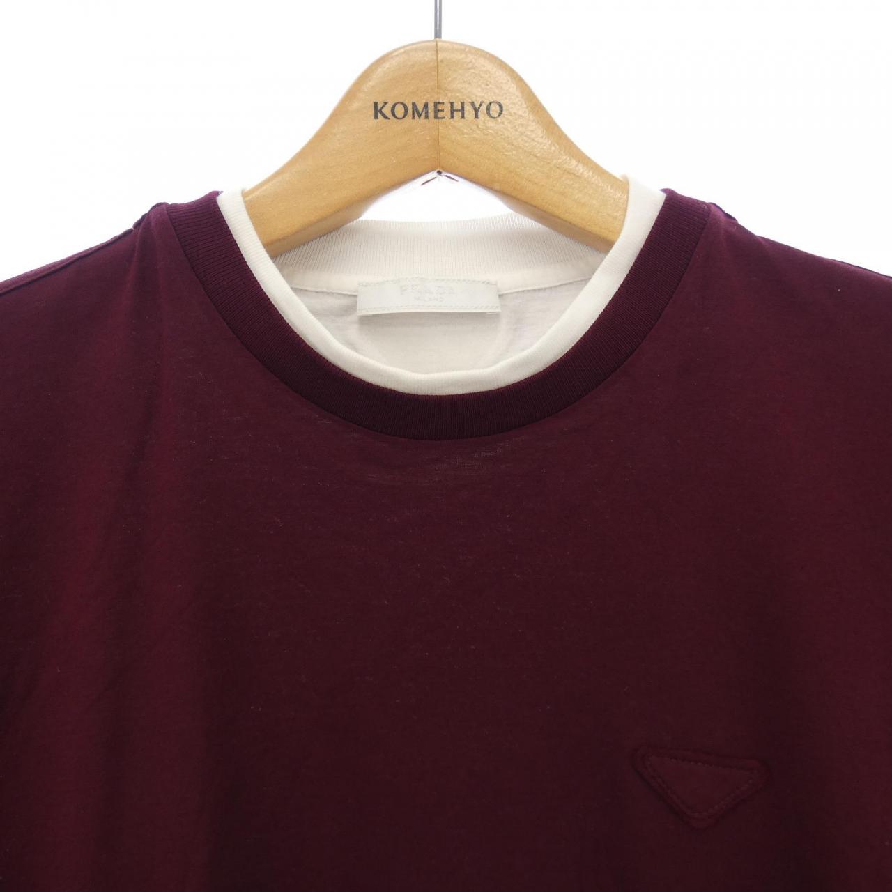 プラダ PRADA トライアングルロゴ UJN912 SOOO 11CD Tシャツ