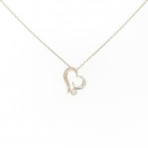 スタージュエリー ハート ダイヤモンド ネックレス 0.01CT