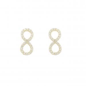 K14YG キュービック ピアス