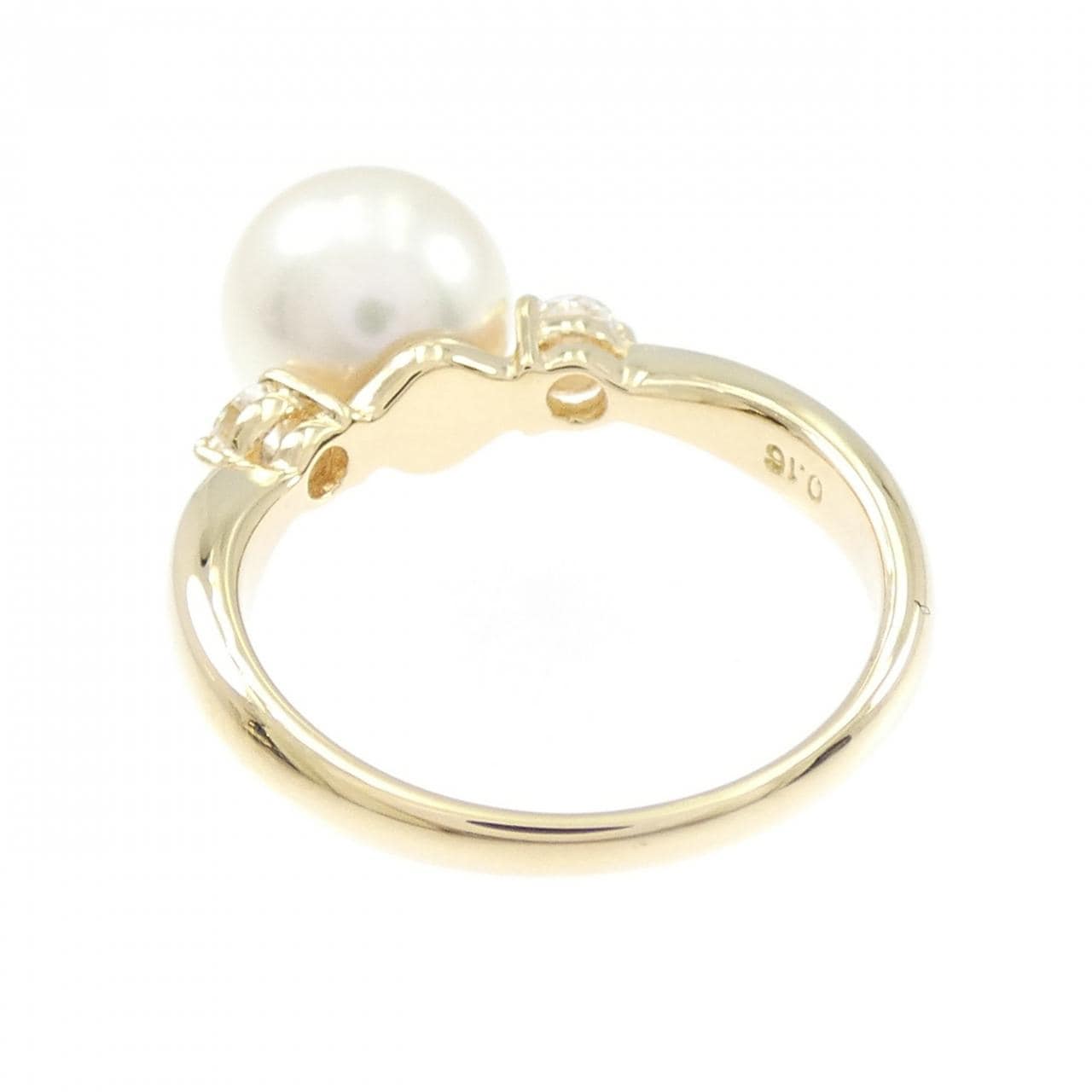 K18YG アコヤパール リング 8.5mm