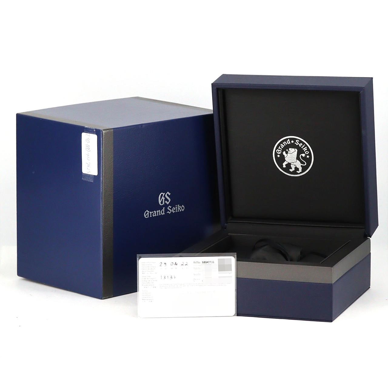 セイコー グランドセイコー･ヘリテージコレクション･メカニカルハイビート36000 9S85-01H0/SBGH271 SS 自動巻