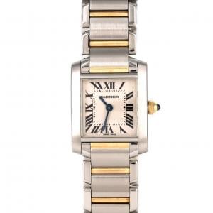 カルティエ タンクフランセーズSM コンビ W51007Q4 SSxYG クォーツ