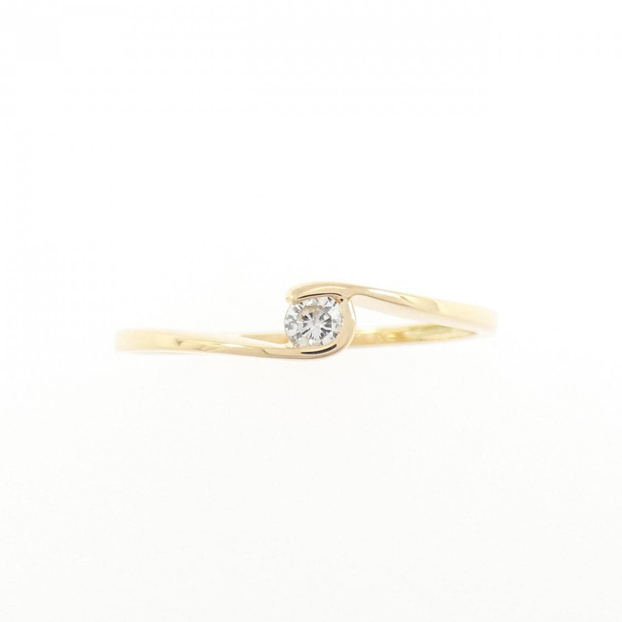 K18YG ダイヤモンド リング 0.05CT