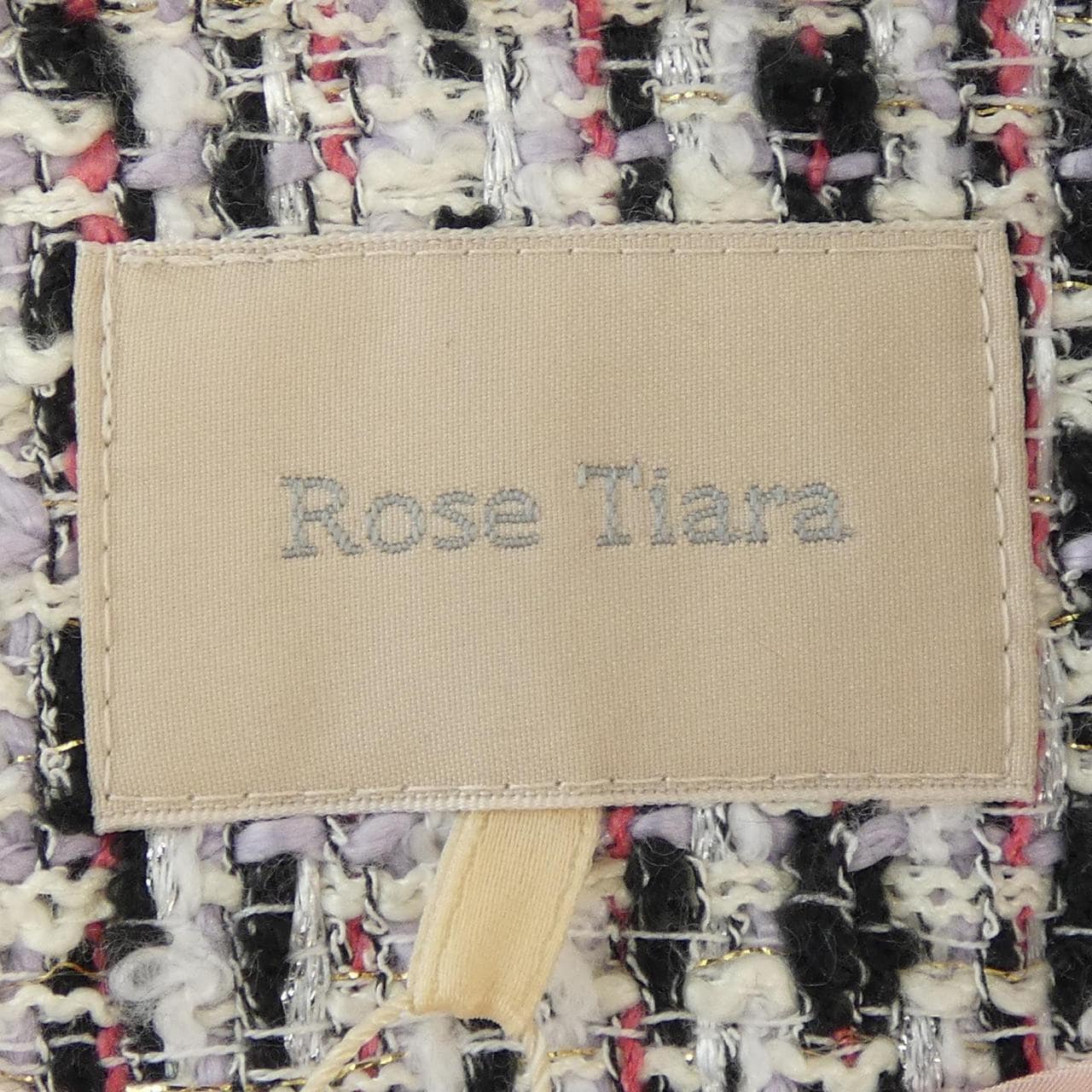 ローズティアラ ROSE TIARA ノーカラージャケット