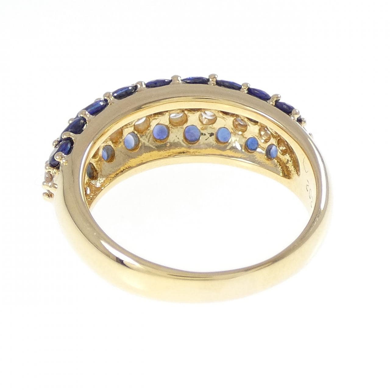 K18YG サファイヤ リング 2.02CT
