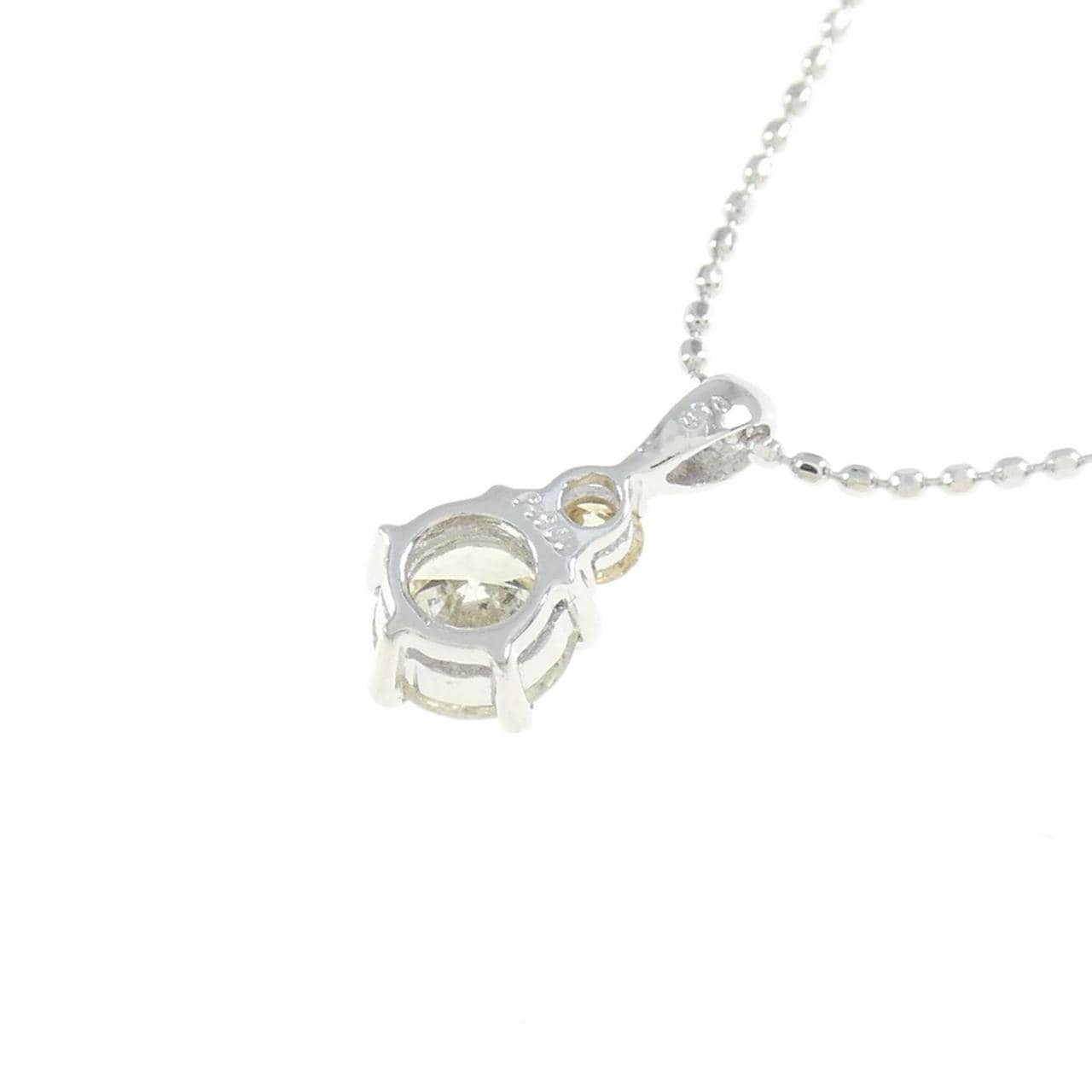 PT900/K18WG ダイヤモンド ネックレス 0.50CT