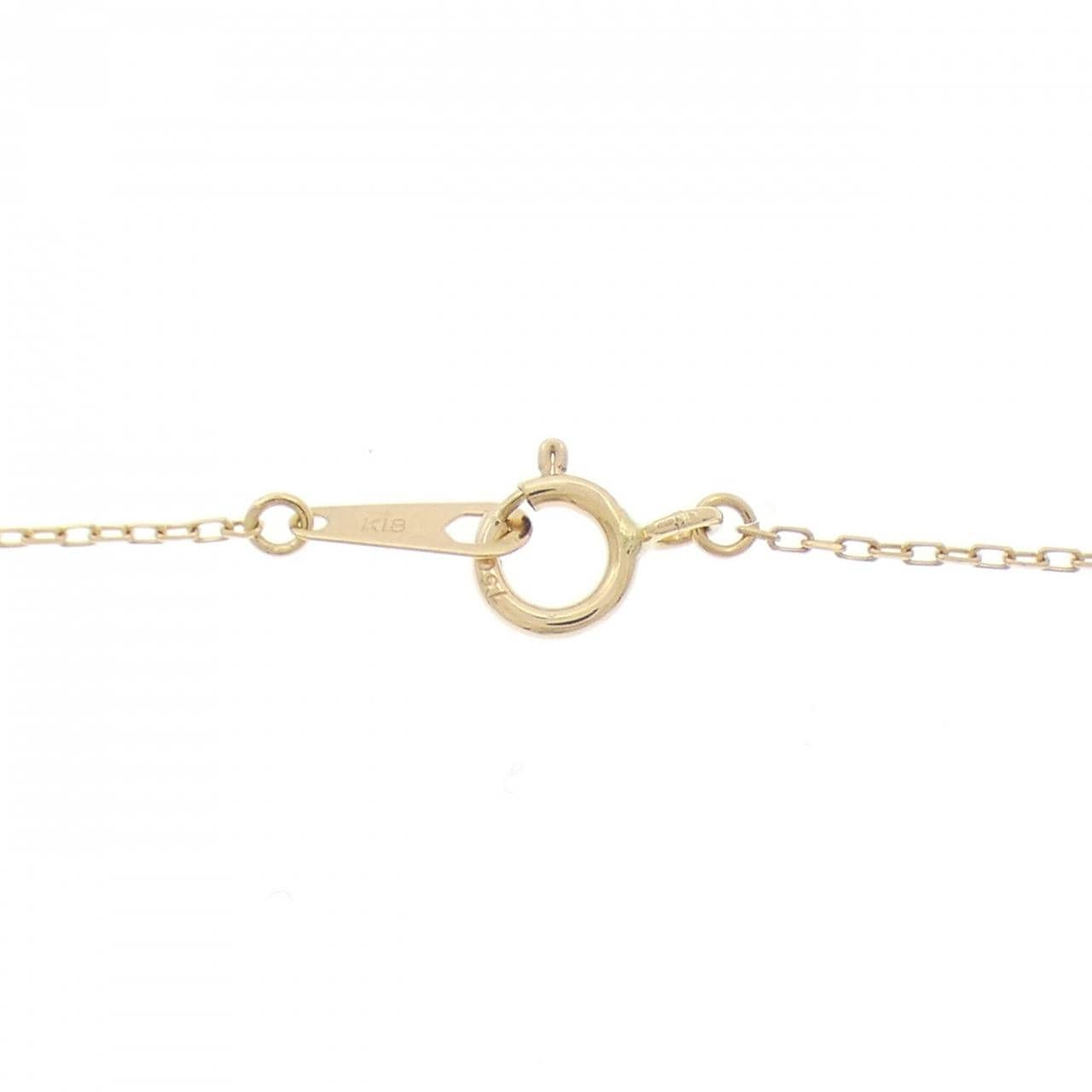 K18YG ダイヤモンド ネックレス 0.13CT