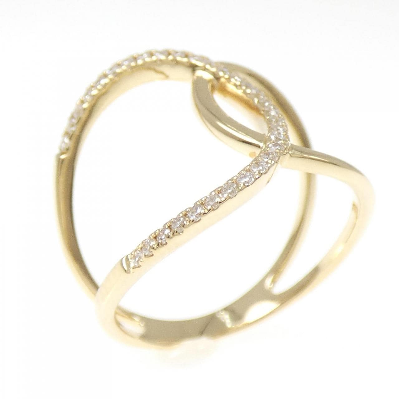 K18YG ダイヤモンド リング 0.16CT