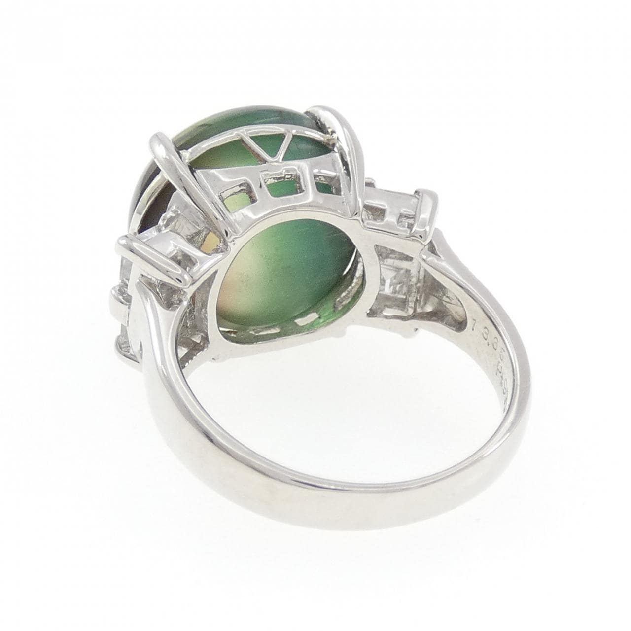 PT900 トルマリンキャッツアイ リング 13.35CT