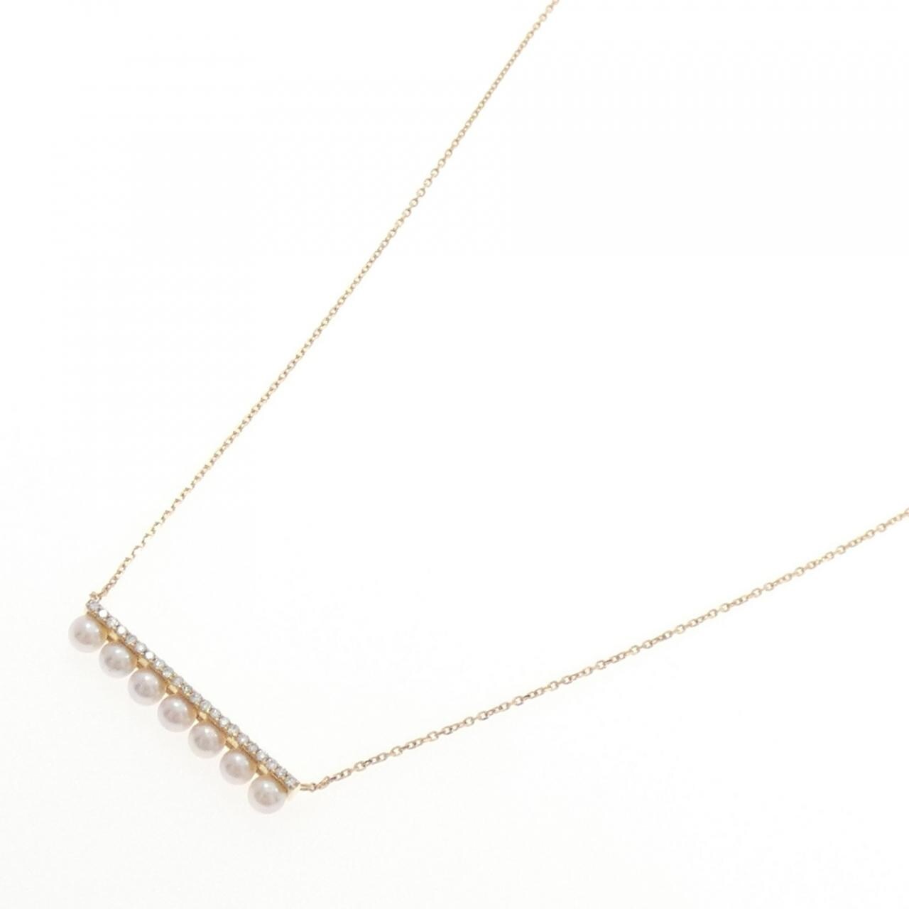 [BRAND NEW] K18YG Akoya pearl necklace