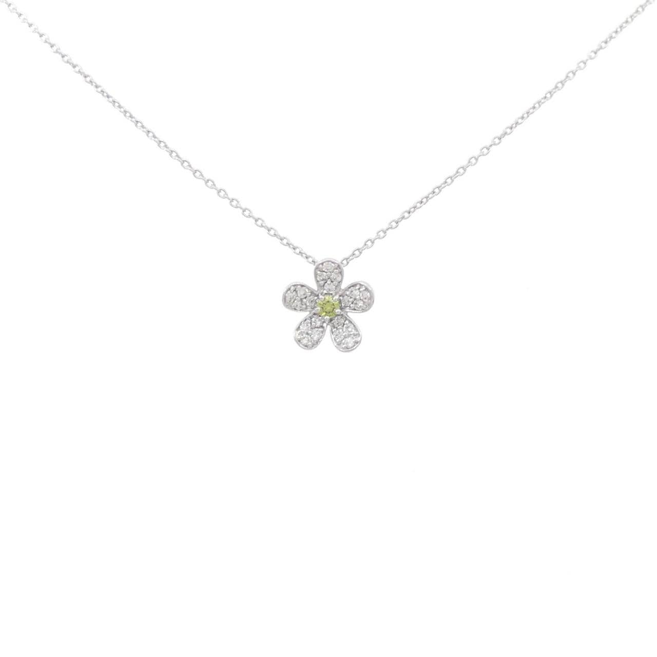 PONTE VECCHIO Flower Diamond Necklace 0.05CT