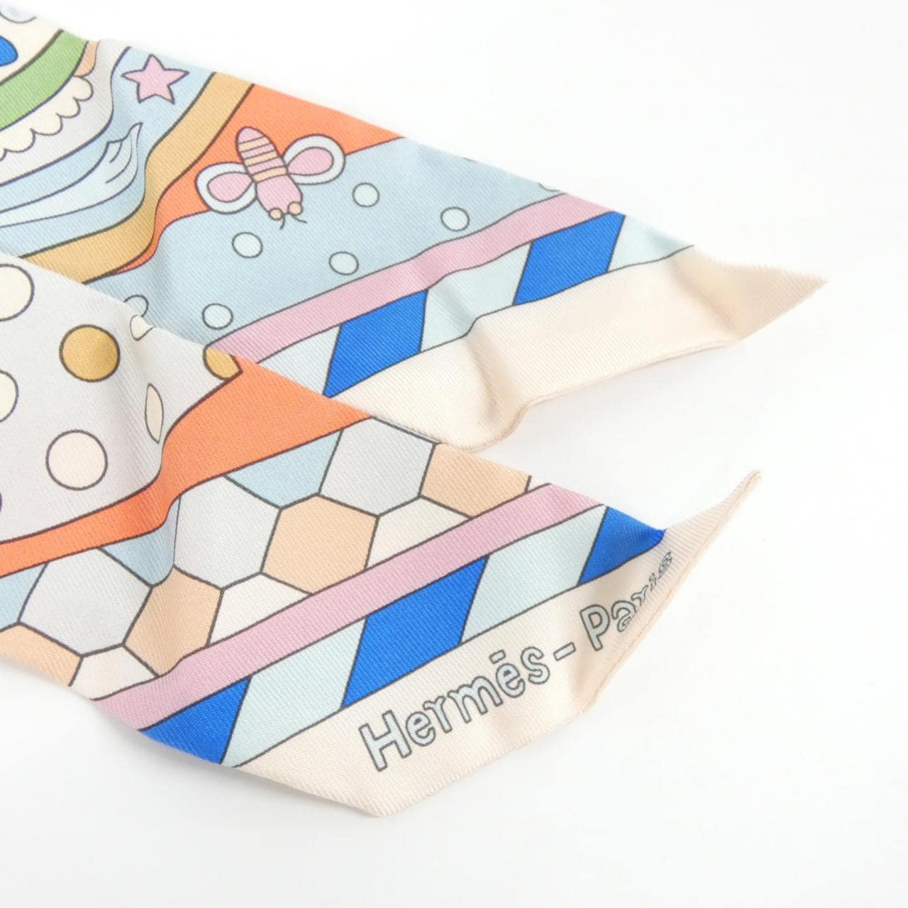 エルメス LES MURMURES DE LA FORET ツイリー 063005S スカーフ