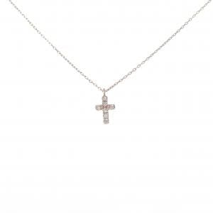 4゜C クロス ダイヤモンド ネックレス