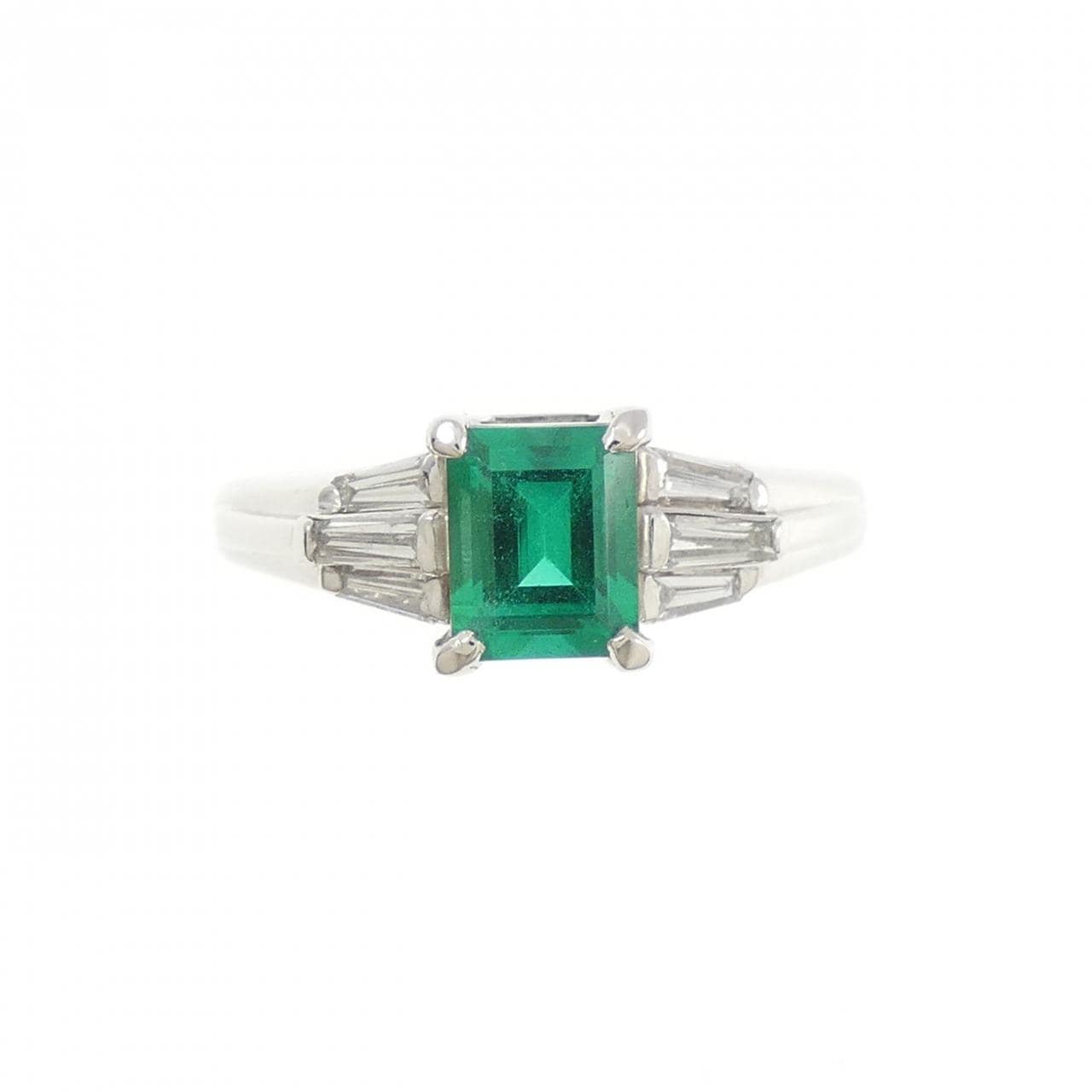 クレサンベール 合成エメラルド リング 0.54CT