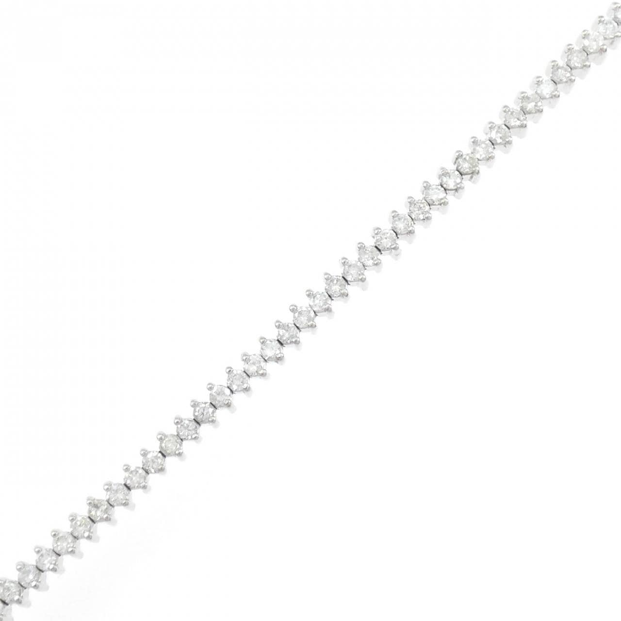 PT850 ダイヤモンド ブレスレット 2.00CT