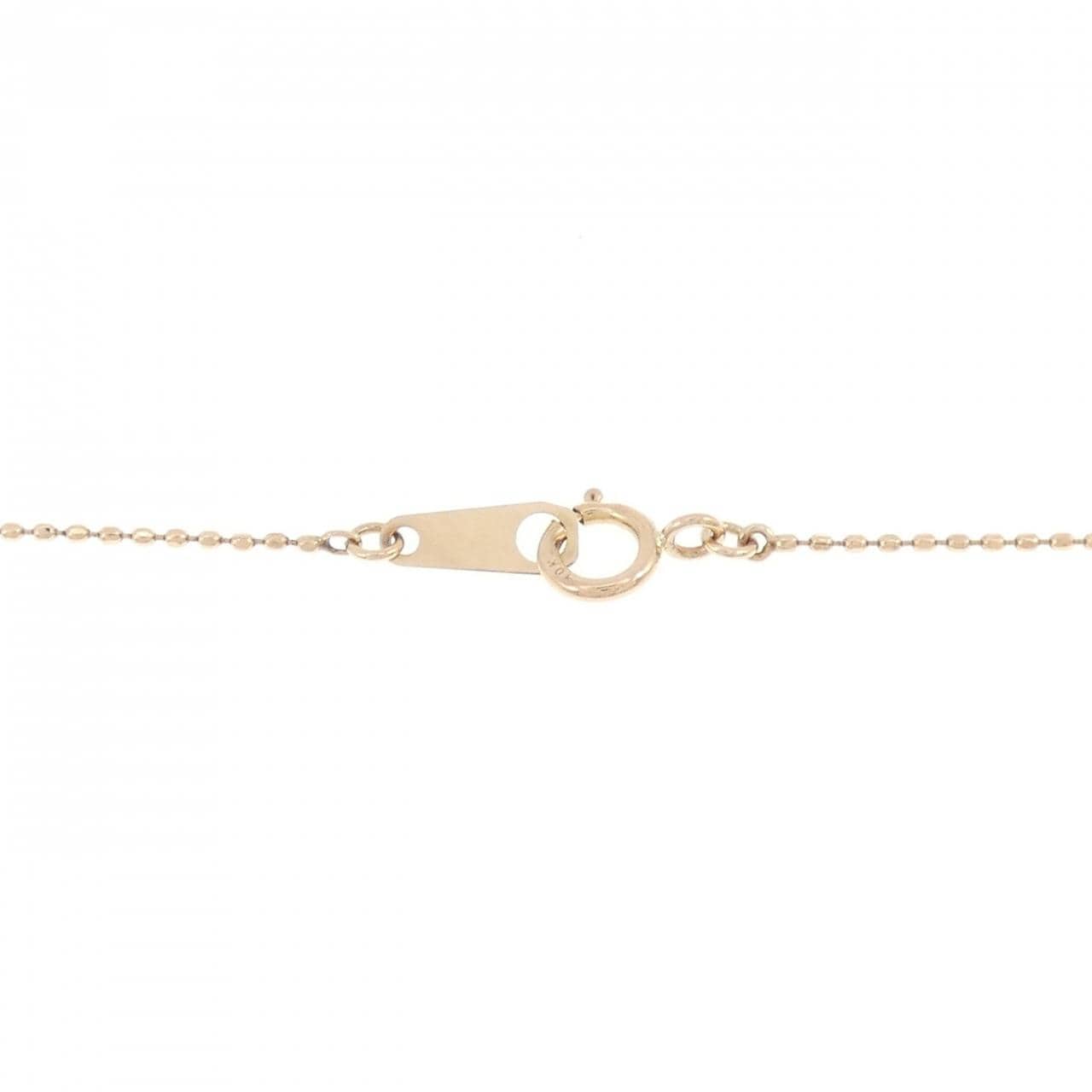 K10PG Cross Diamond Necklace 0.11CT