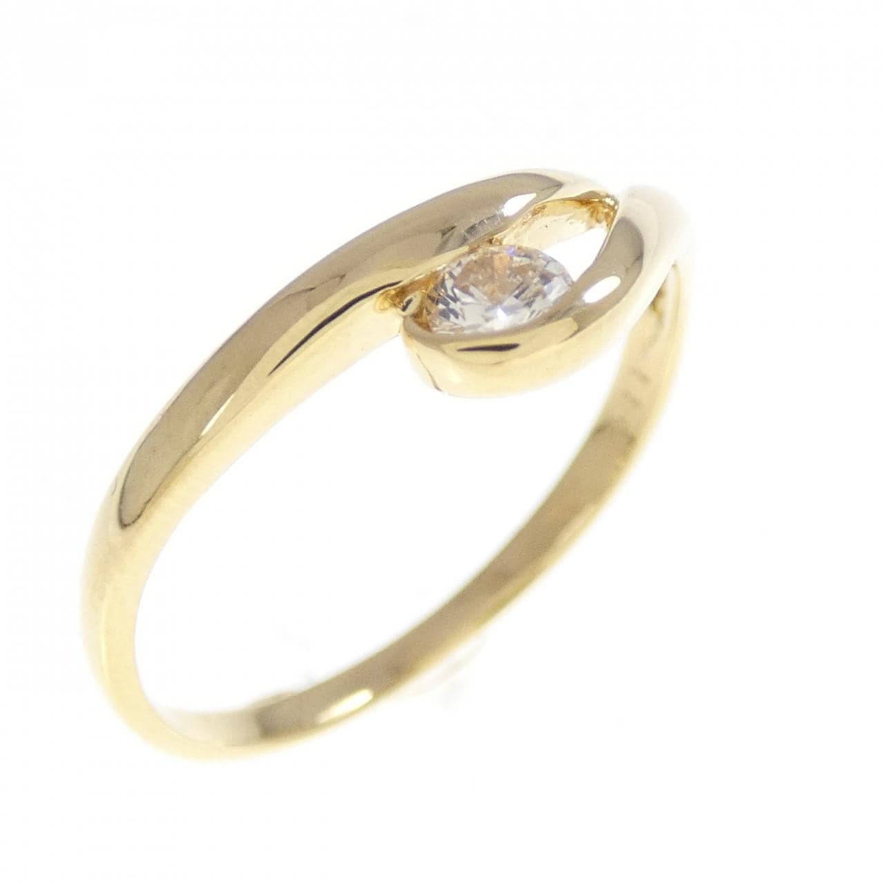 K18YG ダイヤモンド リング 0.11CT