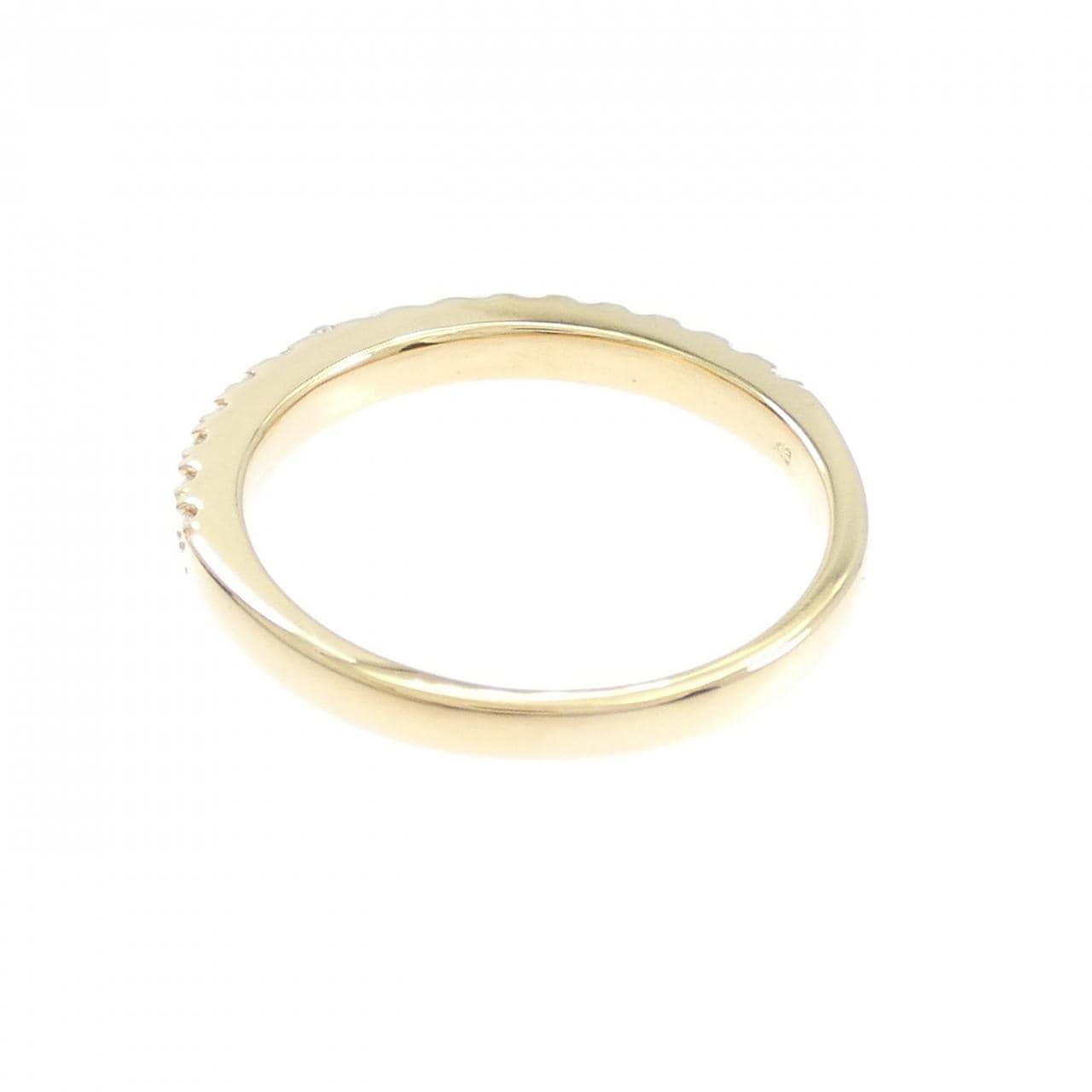 【リメイク】K18YG ハーフエタニティ ダイヤモンド リング 0.32CT