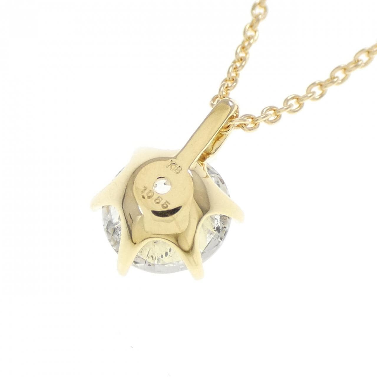 【リメイク】K18YG ダイヤモンド ネックレス 1.065CT H SI2 Good