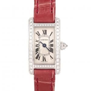 カルティエ ミニタンクアメリカン WG/D WB710015 WG クォーツ