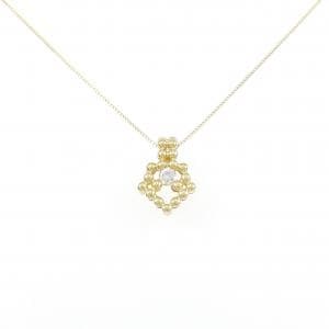 K18YG ダイヤモンド ネックレス 0.11CT