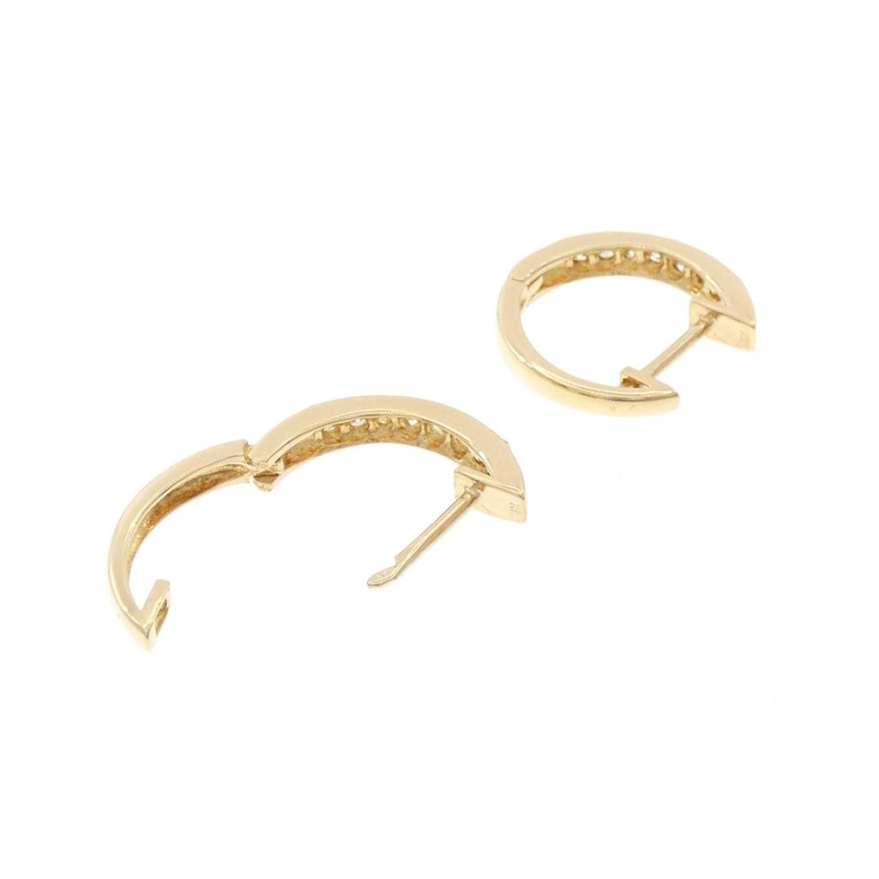 K18YG ダイヤモンド ピアス 0.32CT