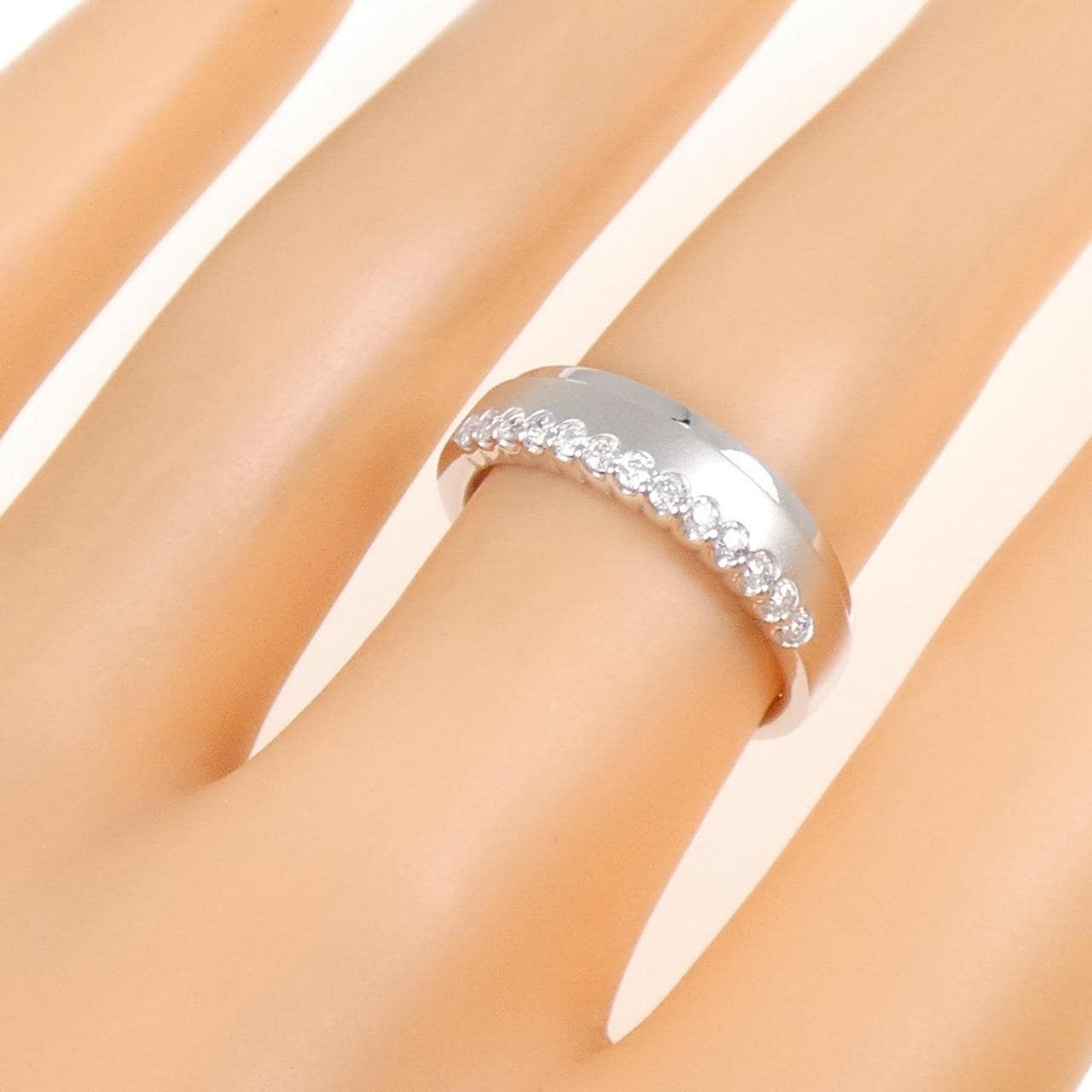 K18WG ダイヤモンド リング 0.20CT