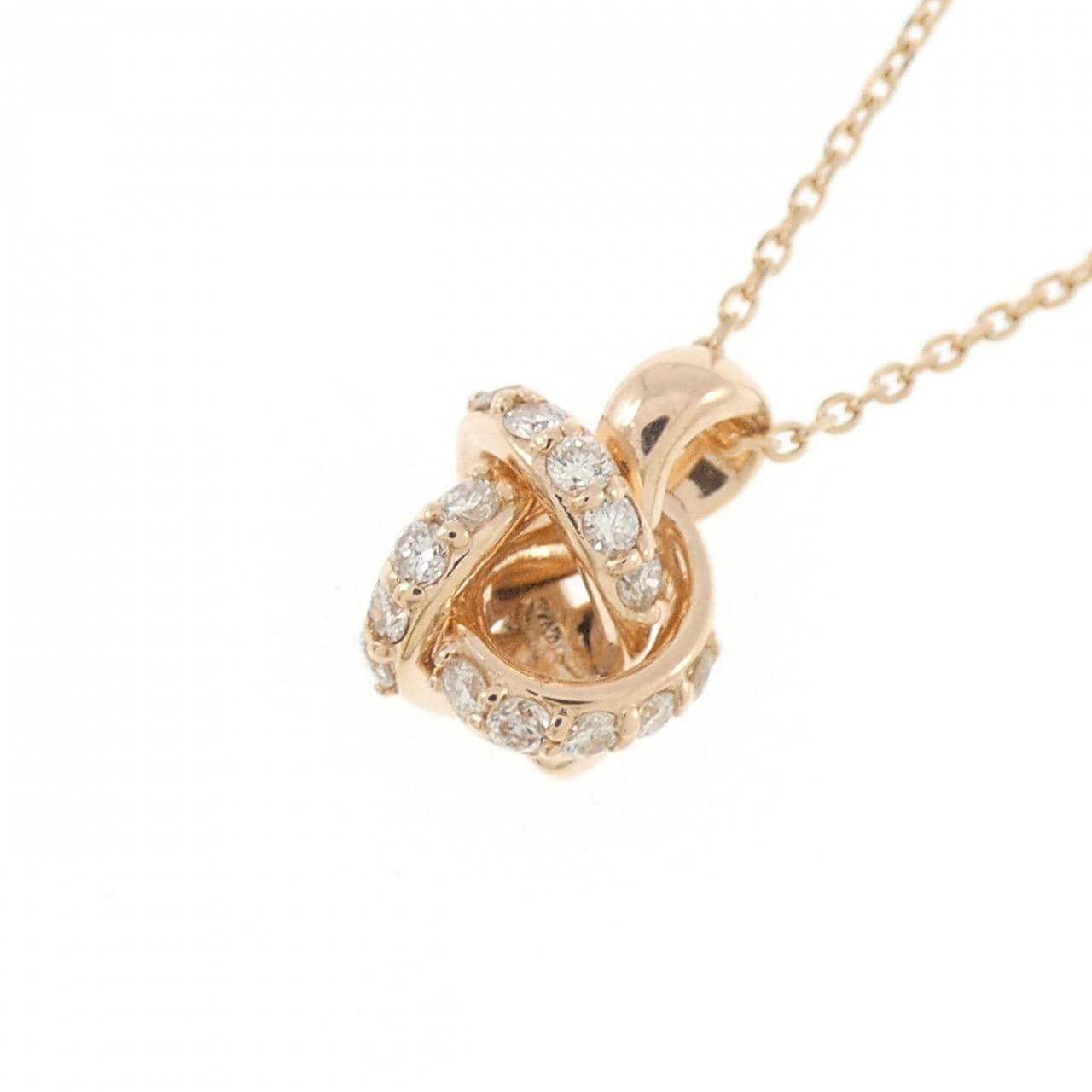 K10PG ダイヤモンド ネックレス 0.19CT