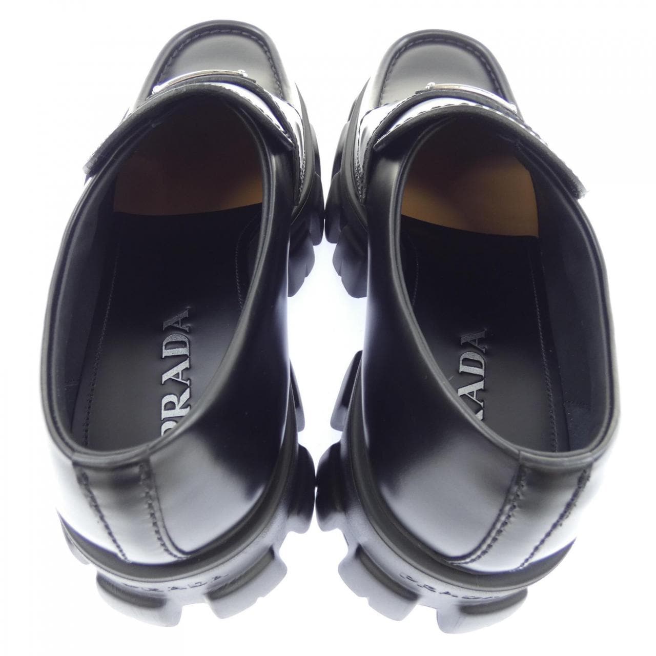 プラダ PRADA モノリスブラッシュドレザーローファー 2DE129 シューズ