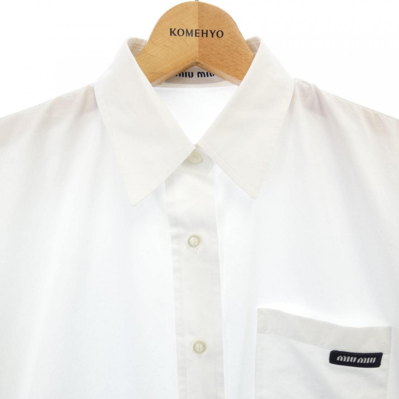 ミュウミュウ MIU MIU MIU MIU ロゴ DNA067 SOOO 10RG シャツ