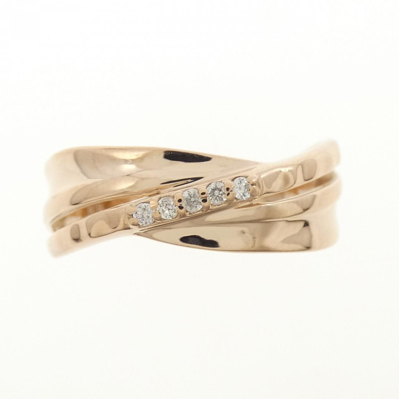 K18PG ダイヤモンド リング 0.05CT