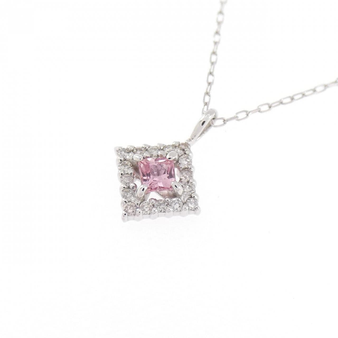 PT900/PT850 サファイヤ ネックレス 0.070CT