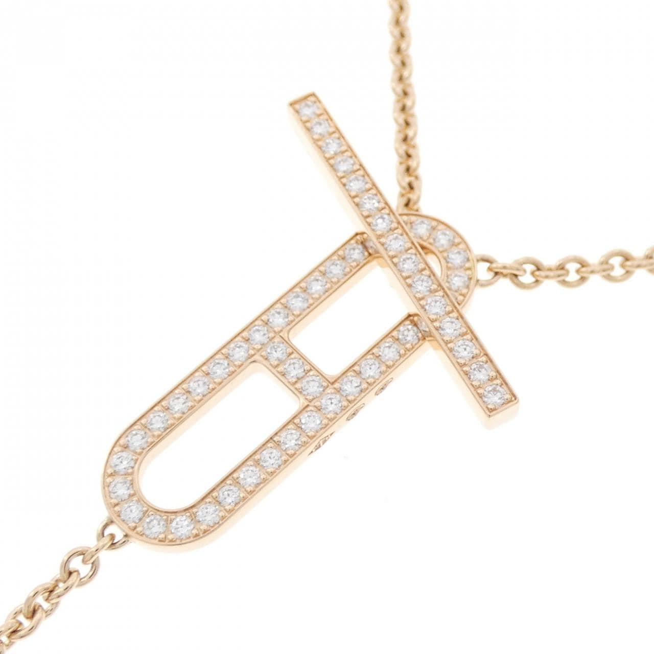 エルメス エヴァーシェーヌダンクル ネックレス 0.37CT