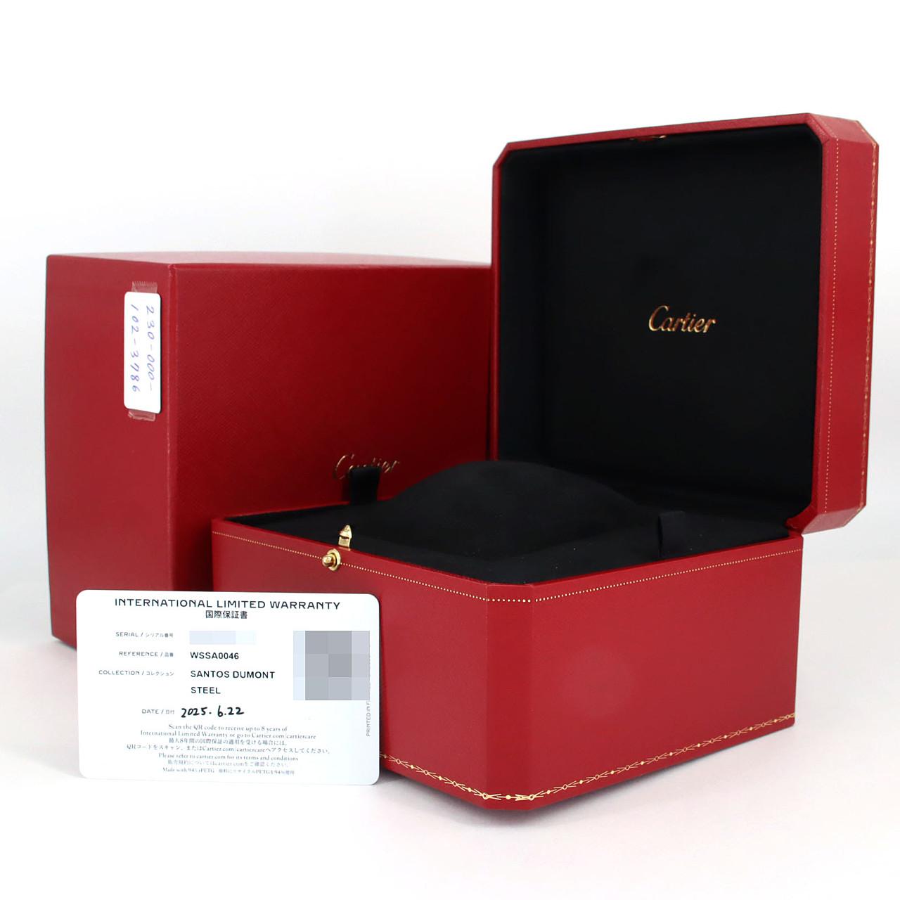 カルティエ サントスデュモンLM WSSA0046 SS 手巻