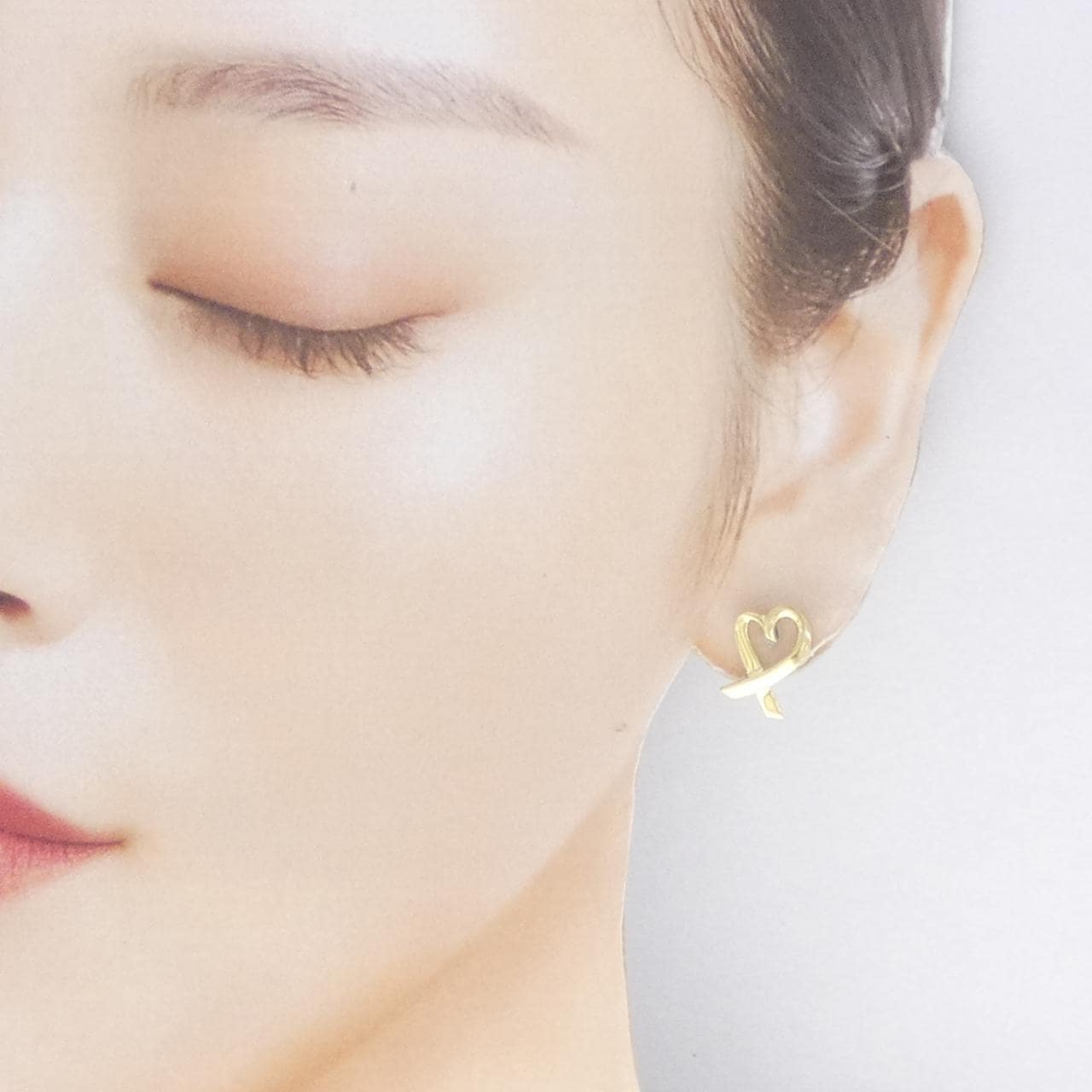 ティファニー ラビングハート ピアス