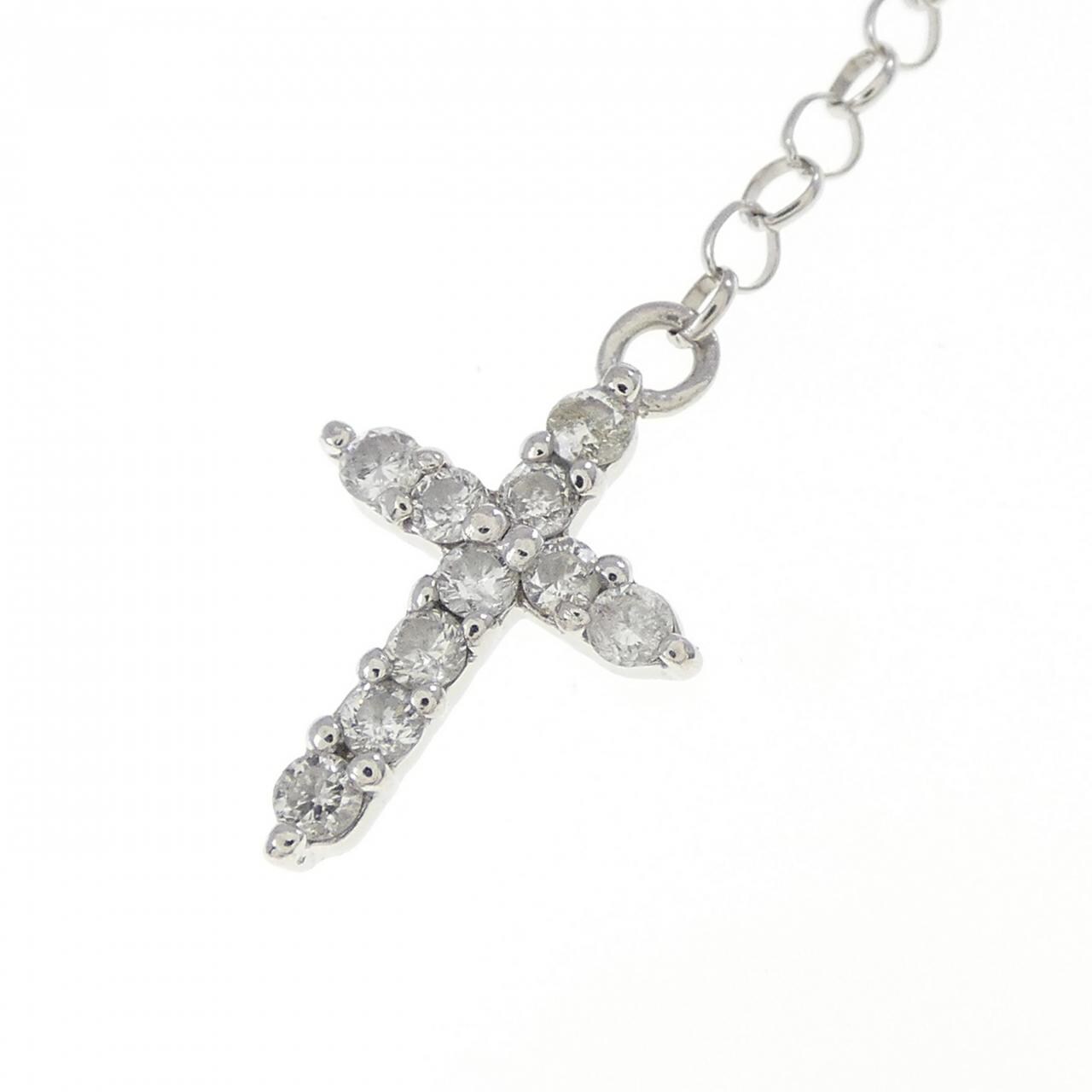 PT900/PT850 ダイヤモンド ネックレス 0.15CT