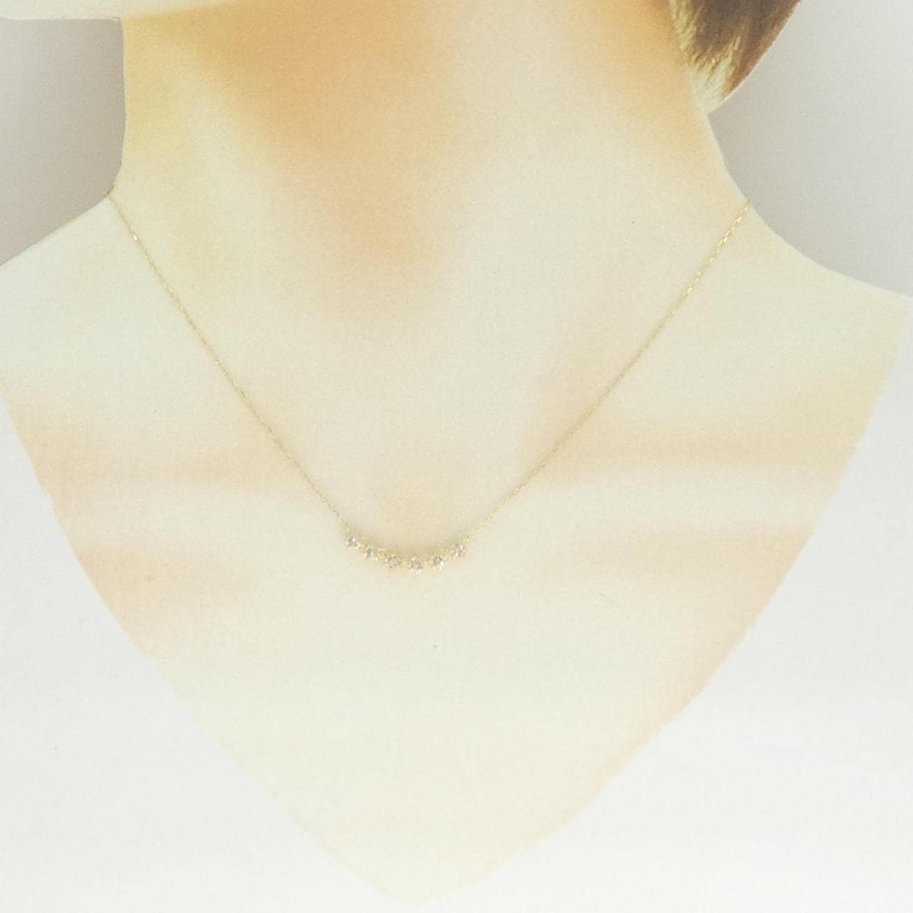 K18YG ダイヤモンド ネックレス 0.50CT