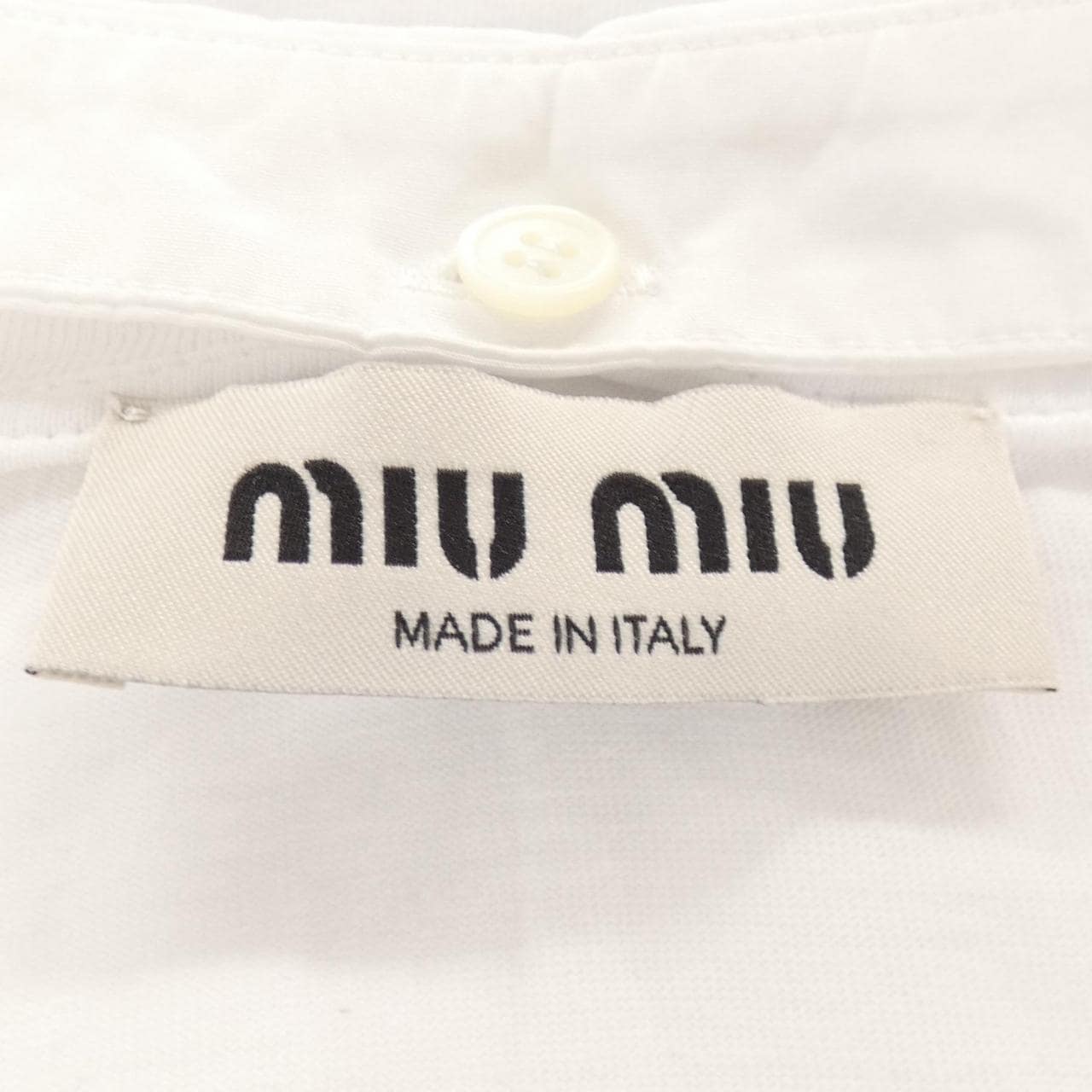 ミュウミュウ MIU MIU MIU MIU ロゴ MJN309 11EC トップス