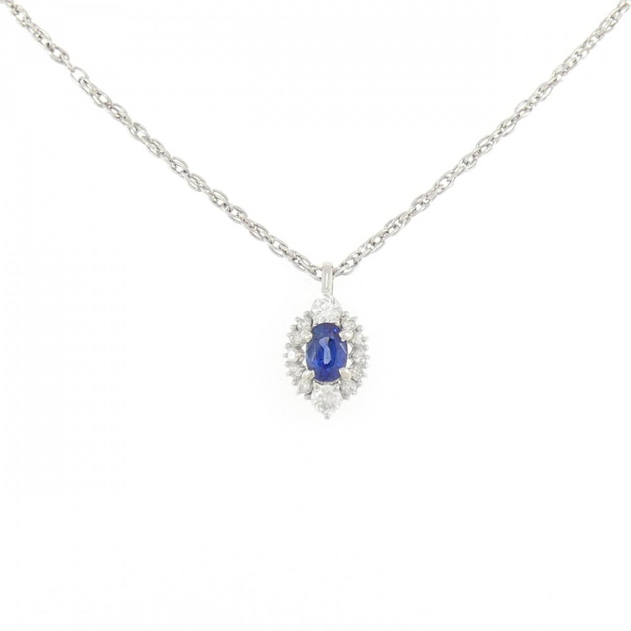 PT900/PT850 サファイヤ ネックレス 0.54CT