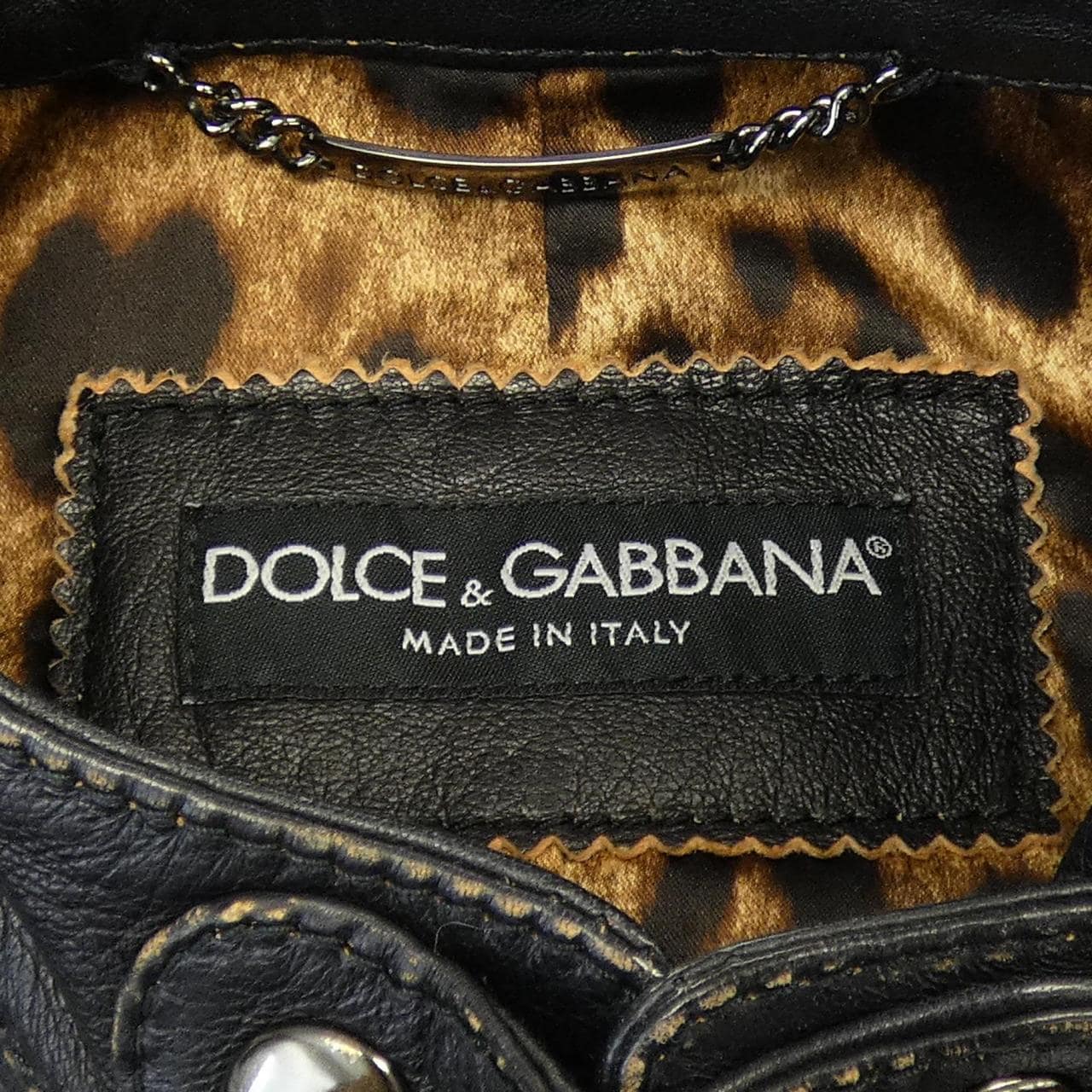 ドルチェアンドガッバーナ DOLCE&GABBANA F9397L/FULPJ レザージャケット