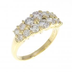 K18YG ダイヤモンド リング 1.03CT