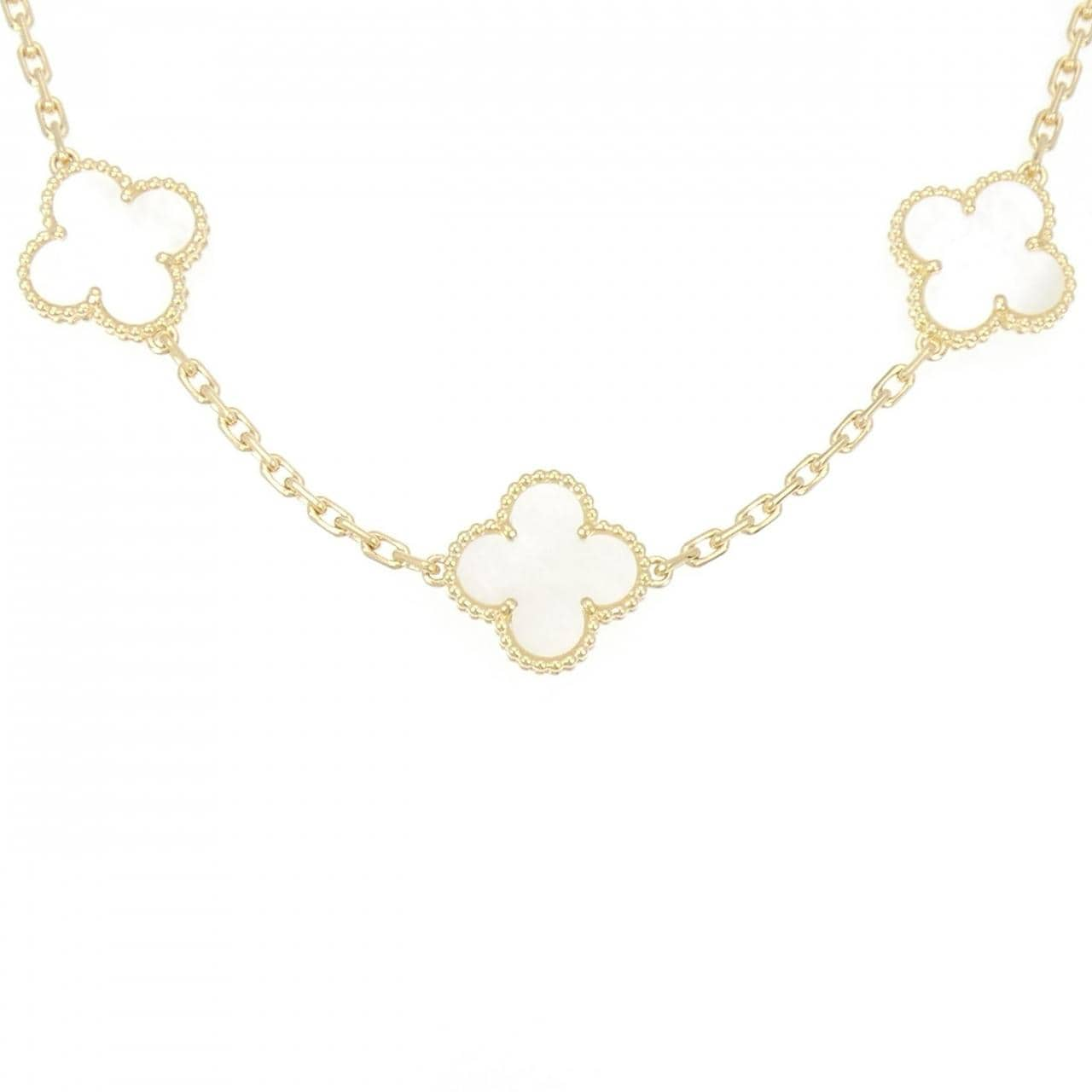 Van Cleef & Arpels vintage Alhambra 10 Motif项链