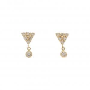 K18YG ダイヤモンド ピアス 0.46CT