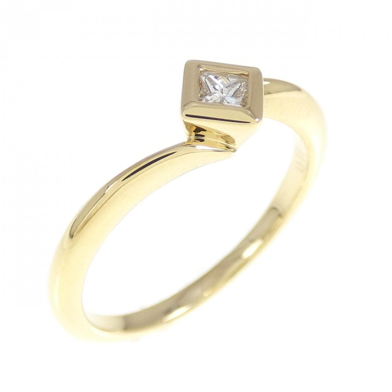 K18YG ダイヤモンド リング 0.11CT
