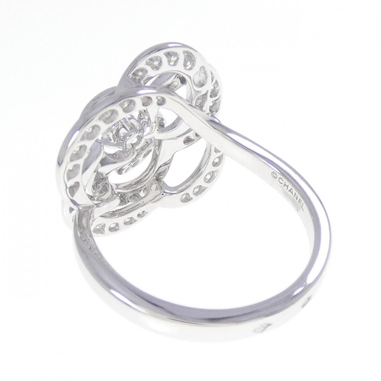 シャネル カメリア ミディアム リング