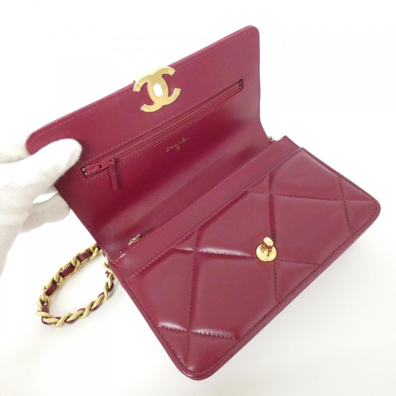 シャネル シャネル 19ライン AP3267 チェーンウォレット