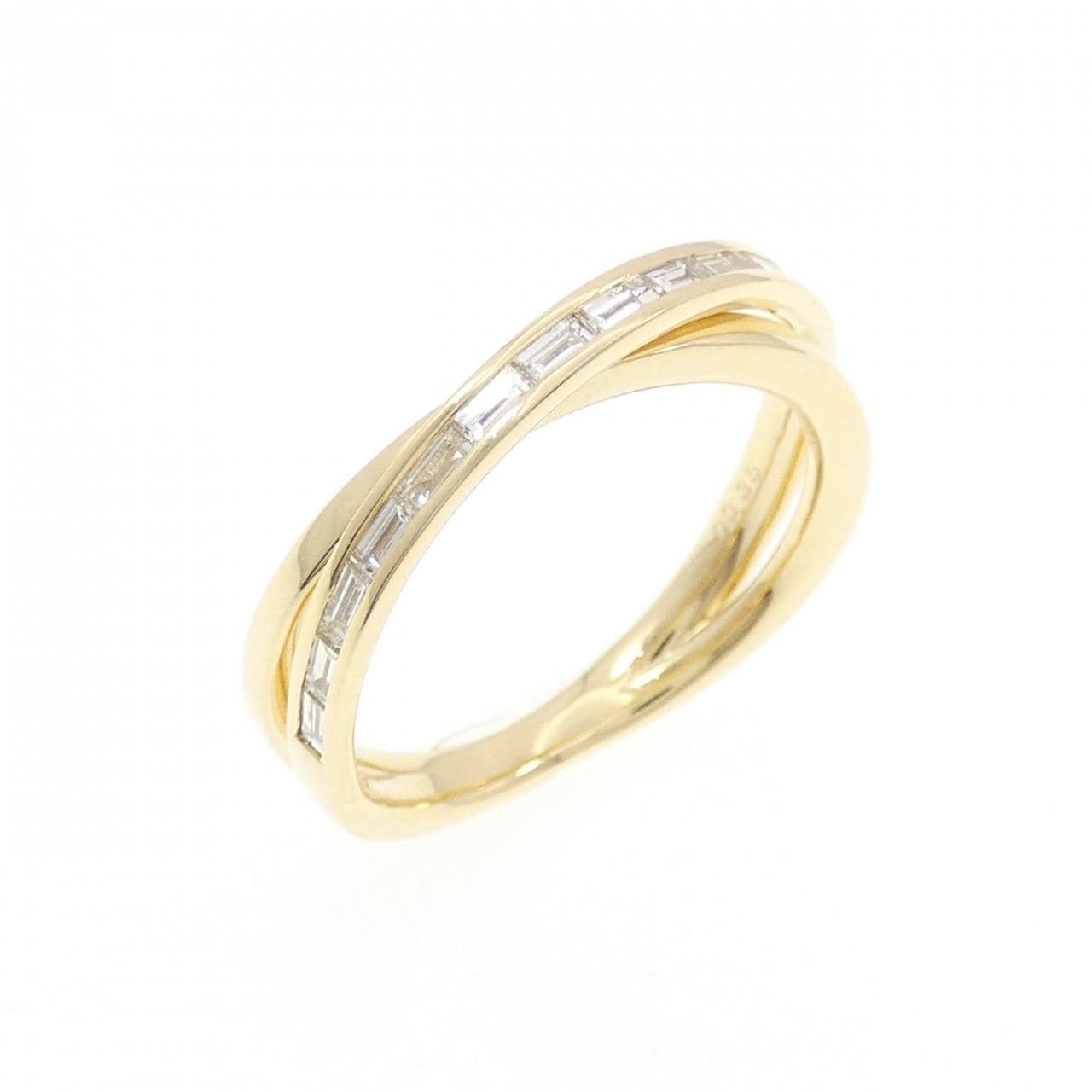 K18YG ダイヤモンド リング 0.35CT