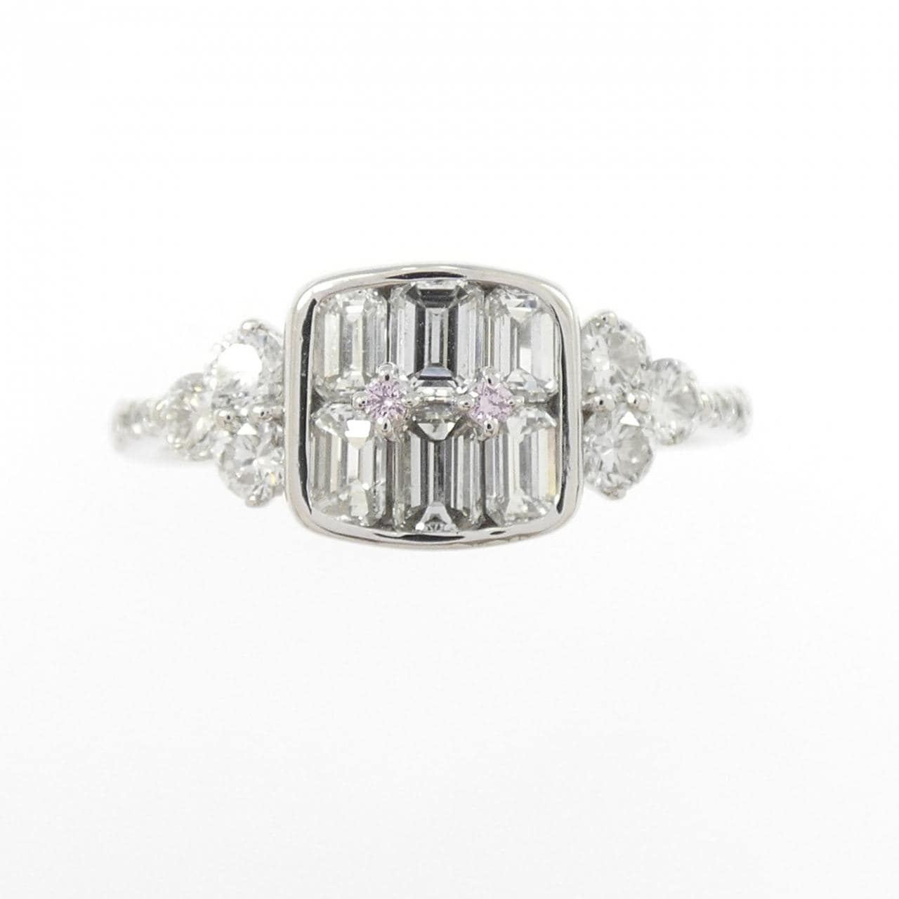 PT900 ピンクダイヤモンド リング 0.015CT
