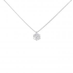 【リメイク】PT900/PT850 ソリティア ダイヤモンド ネックレス 1.150CT F VS1 Good